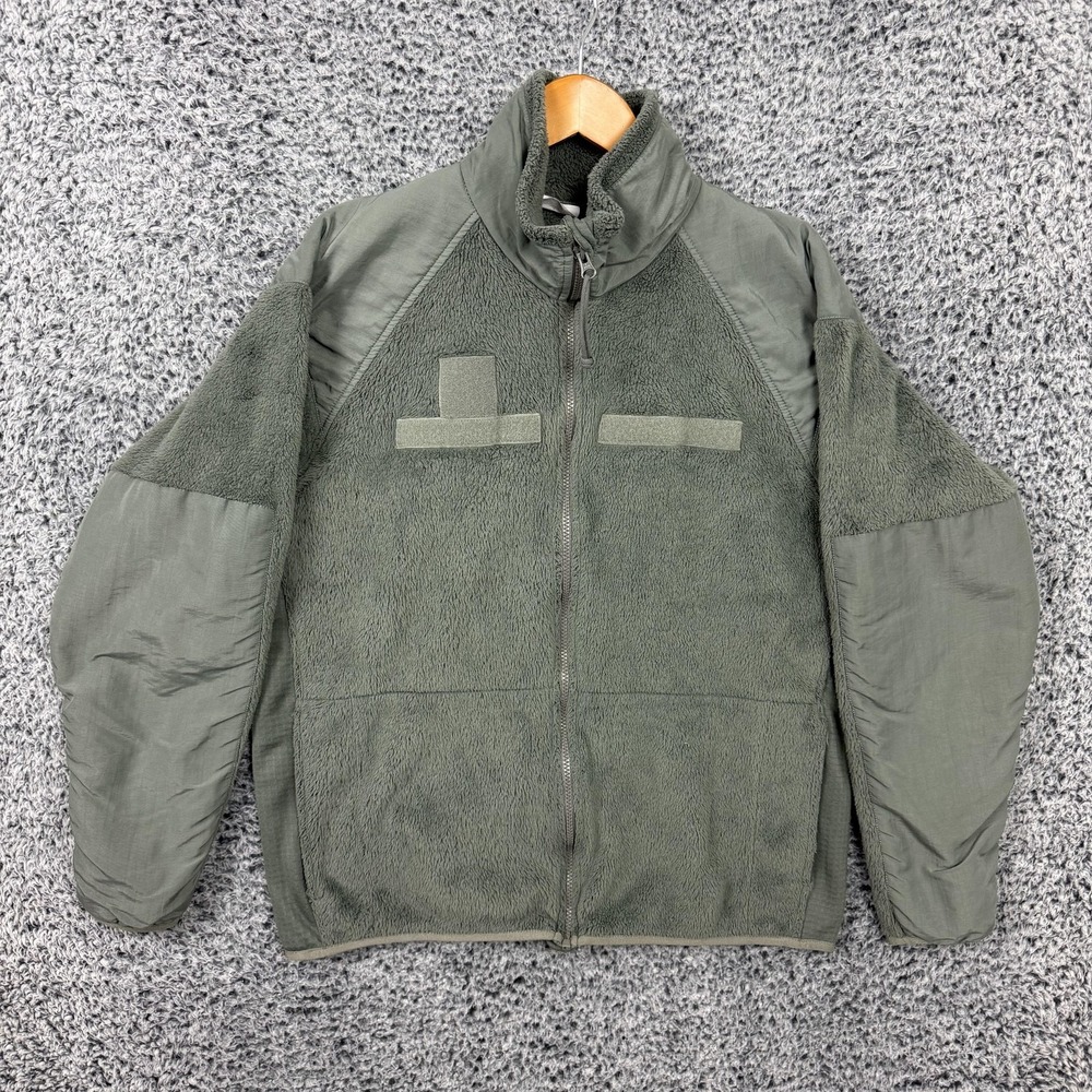 Peckham Jacket Mens Medium Long Green ECWCS Gen III Cold Weather Fleece US Army